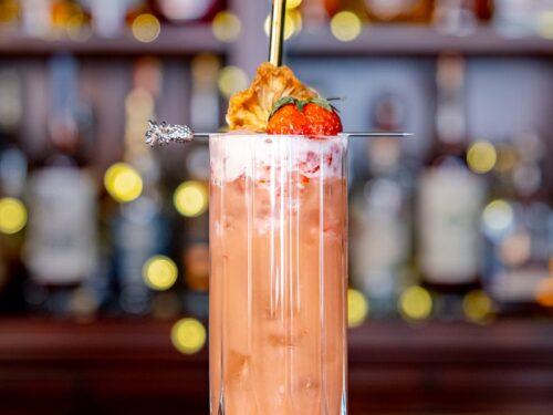 Bryce's Pink Drink - A Crescent City Inspired Cocktail - Miranda